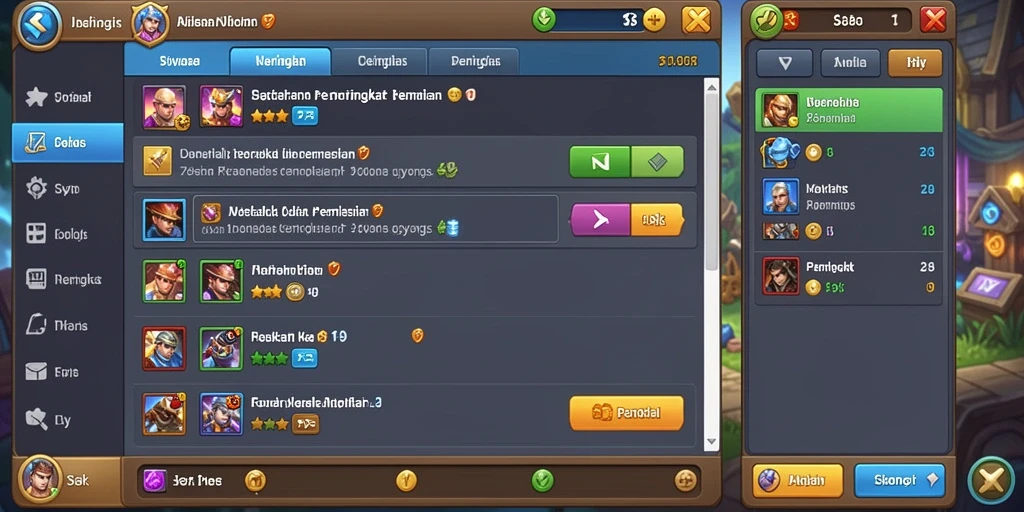 Tampilan antarmuka yang menarik dan user-friendly.