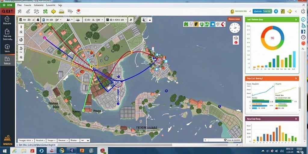 Tampilan grafis yang memukau dalam game.