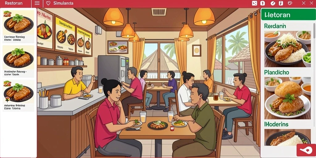 Tampilan antarmuka pengguna yang menarik dan ramah.