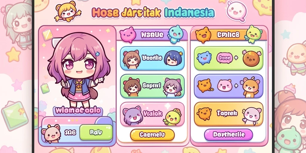 Tampilan awal aplikasi MEGAHOKI yang menarik.