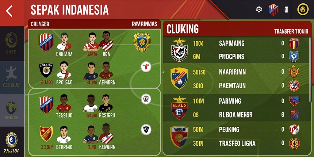 Tampilan awal permainan yang menarik dan mudah dinavigasi.