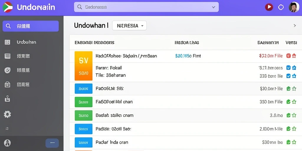 Tampilan antarmuka yang user-friendly di OH222.