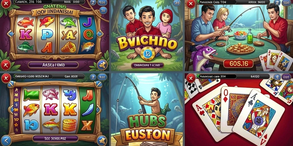Tampilan antarmuka game yang menarik.