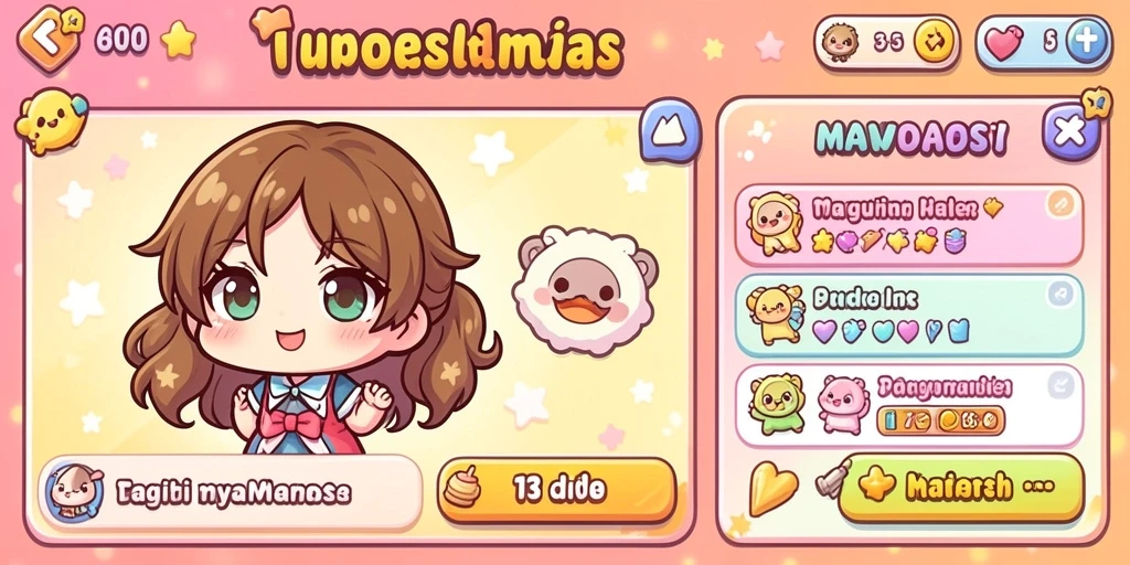 Tampilan awal game yang menarik perhatian.