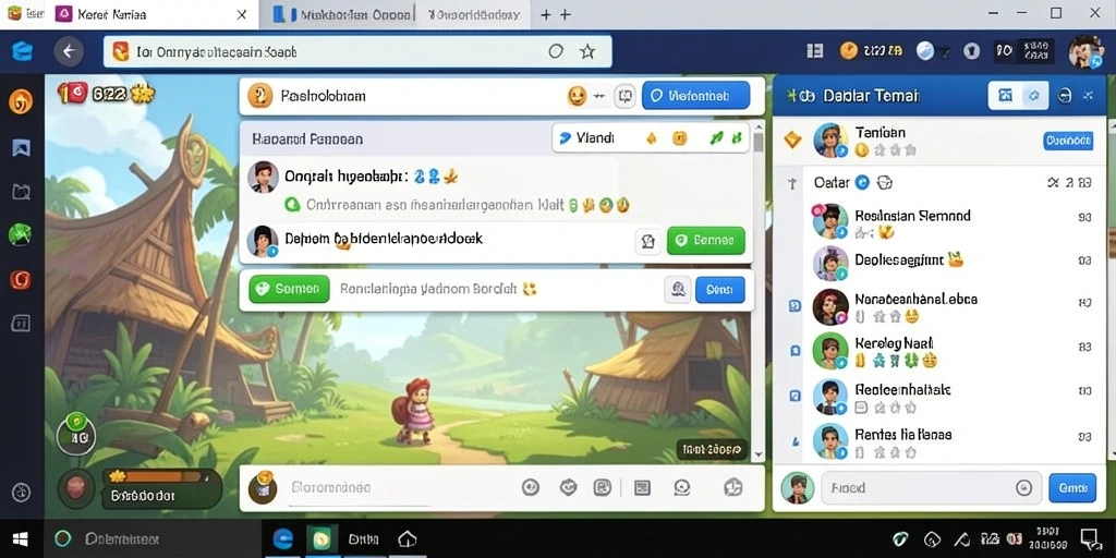 Tampilan antarmuka utama yang menarik.